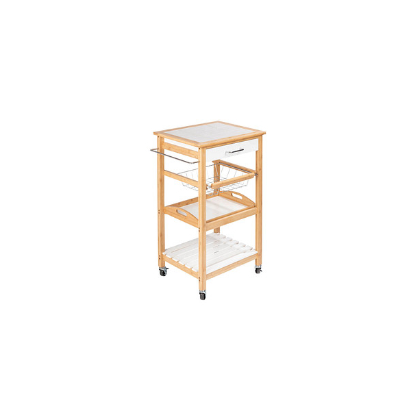 4008838341841 - Regalwagen WENKO Finja Regale Gr B H T 49 cm x 81 cm x 38 cm weiß (rahmen natur bretter weiß fliesen weiß) Küchenwagen Servierwagen und 3 Ablagen 1 Aufhängemöglichkeit Korb Schublade 4008838341841 - Regalwagen WENKO Finja Regale Gr B H T 49 cm x 81 cm x 38 cm weiß (rahmen natur bretter weiß fliesen weiß) Küchenwagen Servierwagen und 3 Ablagen 1 Aufhängemöglichkeit Korb Schublade