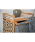 Beistelltisch 62223800, 40cm (H), 56x40cm (BxT), rechteckig, braun / braun