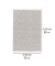 Badematte Abai hellgrau 50,0 x 80,0 cm