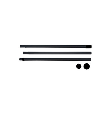 Teleskopstange für Garderobensystem schwarz 7,5 cm 165,0-300,0 cm
