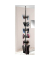 Teleskop-Schuhregal Achilles schwarz 30,0 x 30,0 x 100,0-300,0 cm