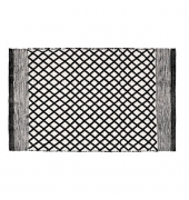 Badematte Tara schwarz, weiß 50,0 x 80,0 cm