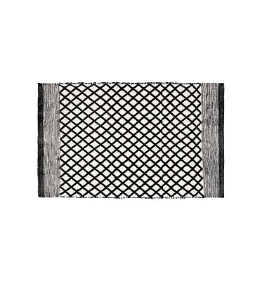 Badematte Tara schwarz, weiß 50,0 x 80,0 cm