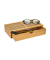 Aufbewahrungsbox Allegre 25603100, außen 28x14x6cm, Bambus/Rattan braun