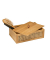 Aufbewahrungsbox Allegre 25606100, außen 22x15x7cm, Bambus/ Rattan braun