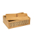 Aufbewahrungsbox Allegre 25606100, außen 22x15x7cm, Bambus/ Rattan braun