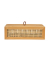 Aufbewahrungsbox Allegre 25606100, außen 22x15x7cm, Bambus/ Rattan braun