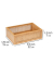 Aufbewahrungsbox Allegre L 25602100, außen 22x15x7cm, Bambus/Rattan braun