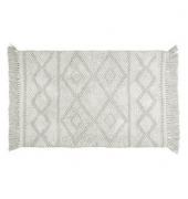 Badematte Urla hellgrau 60,0 x 90,0 cm