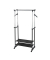 Teleskop-Garderobe All In schwarz Metall 89,5 x 117,0-169,0 cm