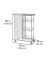 Etagenwagen Slim silber 58,0 x 20,0 x 80,0 cm
