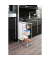 Etagenwagen Slim silber 58,0 x 20,0 x 80,0 cm