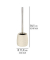 WC-Garnitur Goa beige Stein
