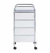 Etagenwagen Messina silber 33,0 x 39,0 x 80,5 cm
