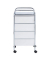 Etagenwagen Messina silber 33,0 x 39,0 x 80,5 cm
