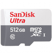 Speicherkarte Ultra SDSQUNR-512G-GN3MN, Micro-SDXC, Class 10, bis 100 MB/s, 512 GB