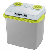 K&uuml;hlbox 2924 TKB, 19 Liter, grau/gr&uuml;n/wei&szlig;, mit Tragegriff