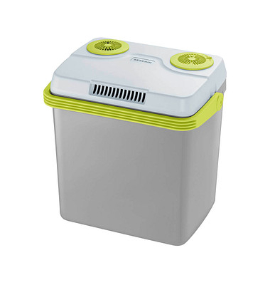 K&uuml;hlbox 2924 TKB, 19 Liter, grau/gr&uuml;n/wei&szlig;, mit Tragegriff