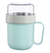 Lunchbox Müslibecher To Go 15,0 cm hoch blau 0,7 l