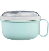 Brotdose, 00181583, pastellblau/transparent/grau/wei&szlig;, ohne, 1,1 L