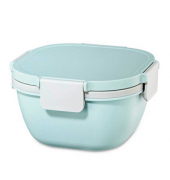 Lunchbox Salatbox To Go 10,5 cm hoch blau