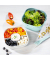 Lunchbox Salatbox To Go 10,5 cm hoch blau