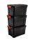 Aufbewahrungsbox Multi 6167, außen 39,5x59x54cm, Polypropylen schwarz/rot