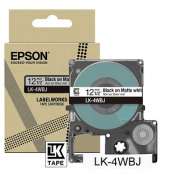 Schriftband LK LK-4WBJ C53S672062, 12 mm schwarz auf weiß