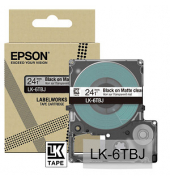 Schriftband LK LK-6TBJ C53S672067, 24 mm schwarz auf transparent