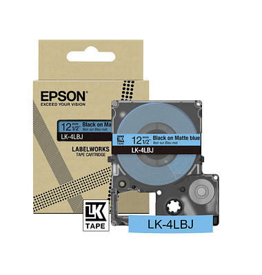 Schriftband LK LK-4LBJ C53S672080, 12 mm schwarz auf blau