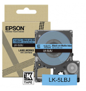 Schriftband LK LK-5LBJ C53S672081, 18 mm schwarz auf blau