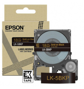 Schriftband LK LK-5BKP C53S672095, 18 mm gold auf schwarz
