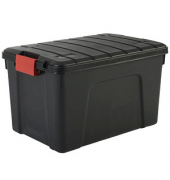 Aufbewahrungsbox Multi 6161, außen 39,5x59x35,5cm, Polypropylen schwarz/rot