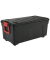 Aufbewahrungsbox Multi 6162, außen 39,5x78x35cm, Polypropylen schwarz/rot