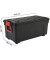 Aufbewahrungsbox Multi 6162, außen 39,5x78x35cm, Polypropylen schwarz/rot