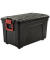 Aufbewahrungsbox Multi 6163, außen 44,5x75x44,5cm, Polypropylen schwarz/rot