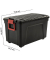 Aufbewahrungsbox Multi 6163, außen 44,5x75x44,5cm, Polypropylen schwarz/rot