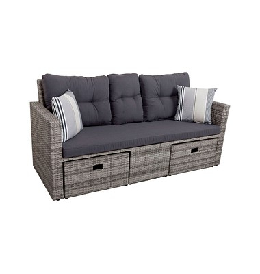 Loungesofa Valetta grau