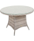 Gartentisch Dijon grau rund 111,0 x 111,0 x 76,0 cm