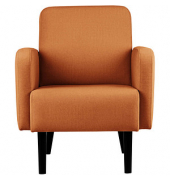 Sessel LISBOA braun schwarz Stoff
