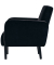 Sessel LISBOA schwarz schwarz Stoff