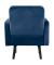 Sessel LISBOA blau schwarz Stoff