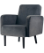 Sessel LISBOA anthrazit schwarz Stoff