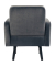 Sessel LISBOA anthrazit schwarz Stoff