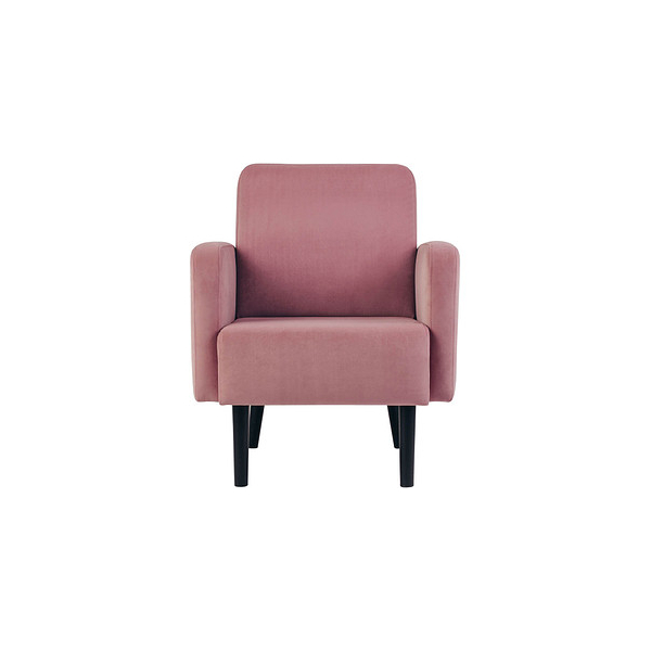 3660141954418 - Sessel LISBOA rosa schwarz Stoff 3660141954418 PAPERFLOW