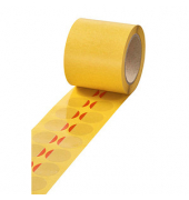 1.000 VELOFLEX Folien-Verschlussetiketten transparent 25,0 x 25,0 mm