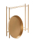 Beistelltisch 25266, 50cm (H), 39x39cm (BxT), rund, gold / gold