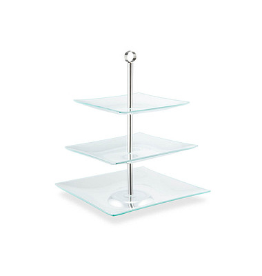 Etagere transparentsilber 40,0 cm