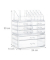 Make-Up-Organizer transparent