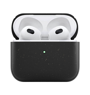 Bio Case Schutzhülle für Apple AirPods 3. Gen schwarz Kopfhörer-Schutzhülle